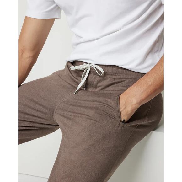 Vuori Men’s Ponto Performance Jogger brown size L - Picture 6 of 7